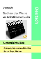 Vorschau - Stundenentwürfe - Nathan der Weise - Figurencharakterisierung und Casting - Recha, Daja, Lessing - Analyse - Deckblatt