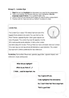 Vorschau - Arbeitsblätter - London Sights und differenzierte Präsenatationsvorlage - Seite 2