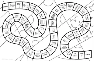 Vorschau - Spiele - Simple Past Brettspiel – Englisch Grammatikspiel regelmäßige & unregelmäßige Verben - Seite 3