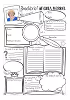 Vista previa - Unidades / Secuencias / Situaciones de Aprendizaje - Steckbrief Angela Merkel Deutsch / Geschichte / bilingualer Unterricht Alemán - página 2