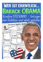 Vista previa - Hojas de trabajo - Steckbrief Barak Obama Deutsch / Geschichte / bilingualer Unterricht Alemán - Portada