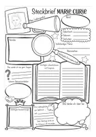 Vista previa - Unidades / Secuencias / Situaciones de Aprendizaje - Steckbrief Marie Curie Deutsch / Geschichte / bilingualer Unterricht Alemán Freebie / kostenlos - página 3