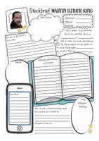 Vista previa - Unidades / Secuencias / Situaciones de Aprendizaje - Martin Luther King Steckbrief deutsch - página 2