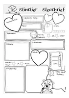 Aperçu - Apprentissages en autonomie - Stinktier Steckbrief Sachunterricht Grundschule Tiere Allemand Deutsch - Page 3