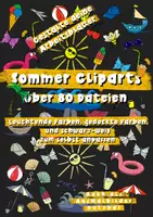 Vorschau - Mal- und Bastelvorlagen - Sommer Cliparts - Gestalte dein eigenes Unterrichtsmaterial - Deckblatt