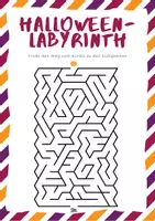 Vorschau - Arbeitsblätter - Halloween-Spiel: Labyrinth (Pausenfüller) - Seite 1
