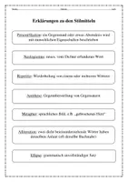 Vorschau - Arbeitsblätter - Lyrik im Herbst: Stilmittel im Gedicht finden - als PDF & Word - Seite 2