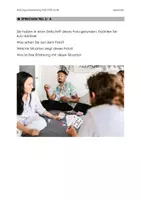 Vorschau - Arbeitsblätter - DaZ B1 DTZ/ DTÖ Sprechen Thema Freizeit - Deckblatt