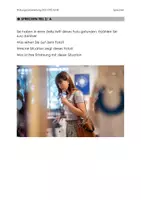 Vorschau - Arbeitsblätter - DaZ B1 DTZ/ DTÖ Sprechen Thema Einkaufen - Deckblatt