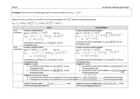 Vorschau - Arbeitsblätter - Bewegungsenergie - Übungsaufgaben mit Lösungen - Seite 2