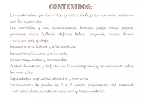 Vista previa - Unidades / Secuencias / Situaciones de Aprendizaje - El libro de los animales: lectura, escritura y lógica. - página 1