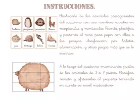 Vista previa - Unidades / Secuencias / Situaciones de Aprendizaje - El libro de los animales: lectura, escritura y lógica. - página 3