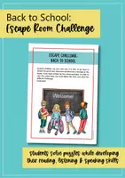 Aperçu - Apprentissages en autonomie - Escape Room de la rentrée des classes (Anglais) - Page 2
