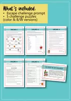 Aperçu - Apprentissages en autonomie - Escape Room de la rentrée des classes (Anglais) - Page 3