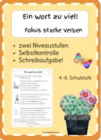 Vorschau - Arbeitsblätter - Materialpaket Zeitformen - Stammformen - Präteritum unregelmäßige Verben - Seite 1