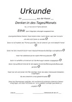 Vorschau - Merkblätter - "Denker:in des Tages" - Urkunde für Ethik - Seite 3