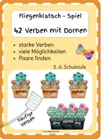 Vorschau - Spiele - Fliegenklatschspiel - starke Verben - Präteritum - Deckblatt
