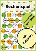 Vorschau - Arbeitsblätter - SPARPAKET - Spiele für Mathe in der Grundschule + GRATIS XXL-Malbuch - Deckblatt