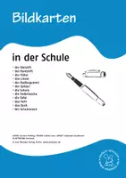 Vorschau - Bildkarten - Bildkarten Deutsch: In der Schule - Deckblatt