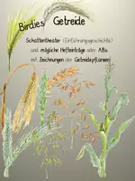 Vorschau - Arbeitsblätter - Getreidearten Einführungsgeschichte und Arbeitsmaterial - Deckblatt