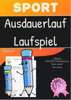 Vorschau - Arbeitsblätter - Sport: Ausdauer - Spiel zum Thema Herbst - Deckblatt
