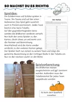 Vorschau - Arbeitsblätter - Sport: Ausdauer - Spiel zum Thema Herbst - Seite 1