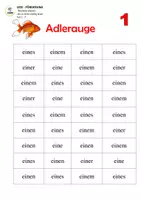 Aperçu - Feuilles d'exercices - Allemand - Oeil d'aigle: 1-7 ; Augmenter la précision de lecture / Adlerauge: 1-7 ; Lesegenauigkeit steigern - Page 2
