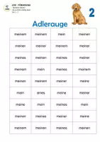 Aperçu - Feuilles d'exercices - Allemand - Oeil d'aigle: 1-7 ; Augmenter la précision de lecture / Adlerauge: 1-7 ; Lesegenauigkeit steigern - Page 3