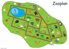 Vorschau - Arbeitsblätter - Zoo: Lesespurgeschichte mit QR-Code (Leseverstehen) - Deutsch - Kl. 2/3 - Seite 2