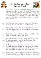 Vorschau - Arbeitsblätter - Zoo: Lesespurgeschichte mit QR-Code (Leseverstehen) - Deutsch - Kl. 2/3 - Seite 3
