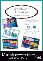 Vorschau - Arbeitsblätter - Farbkreis vertiefen: Farbenbuch in Teamarbeit - Deckblatt