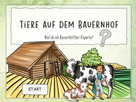 Vorschau - Stundenentwürfe - Auf dem Bauernhof - digitales Quiz Tiere am Bauernhof - Seite 2