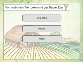 Vorschau - Stundenentwürfe - Auf dem Bauernhof - digitales Quiz Tiere am Bauernhof - Seite 3