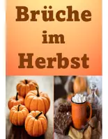 Vorschau - Arbeitsblätter - Brüche im Herbst - Grundlagen Bruchrechnung - Hälfte / Viertel / Drittel - Deckblatt