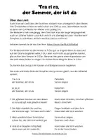 Vorschau - Text - {Tra ri ra, der Sommer, der ist da! - Neuer Text} - Seite 1