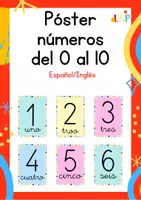 Vista previa - Refuerzo / NEE / Materiales de apoyo - Póster números del 0 al 10 - Portada
