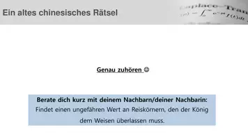 Vorschau - Arbeitsblätter - Die Entwicklung exponentieller Wachstumsprozesse: Die Reiskorngeschichte - Seite 2