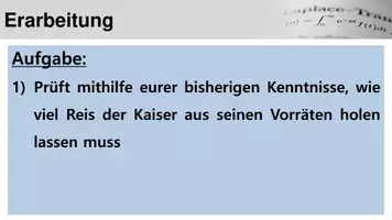 Vorschau - Arbeitsblätter - Die Entwicklung exponentieller Wachstumsprozesse: Die Reiskorngeschichte - Seite 3