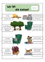 Vorschau - Stationenlernen - DAZ Klammerkarten Präposition DIFFERENZIERT - Seite 3