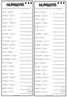 Vorschau - Arbeitsblätter - NUMBERS 1-20 - Worksheet (3-fach differenziert) - Seite 3