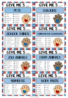 Vista previa - Juegos / Gamificación - GIVE ME FIVE - 48 Cards included (in colour + b/w) - página 2