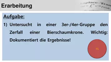 Vorschau - Arbeitsblätter - Bierschaumzerfall untersuchen & Auswertung - Seite 3
