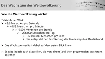 Vorschau - Präsentationen/Tafelbilder - Wachstum der Weltbevölkerung - Präsentationsaufgabe - Seite 3