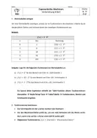 Vorschau - Arbeitsblätter - Vorbereitung Arbeit Zusammenfassung Übungsaufgaben - Seite 1