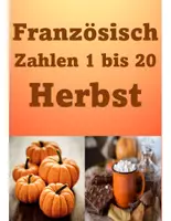 Vorschau - Poster - Französisch A1 - Lernposter Herbst - Zahlen von 1 bis 20 - Deckblatt