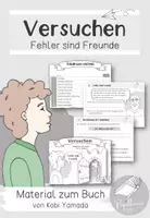 Vorschau - Arbeitsblätter - "Fehler sind Freunde" | Selbstlernheft zum Bilderbuch "Versuchen" - Deckblatt