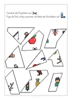Vorschau - Arbeitsblätter - Sparpaket, Anlautpuzzle, Anlaute, Buchstaben, Anfangsunterricht, Basteln - Seite 2