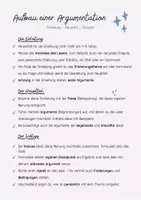Vorschau - Merkblätter - Schriftliche Argumentation - Merkblatt, Checkliste, ... - Deckblatt