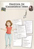 Vorschau - Anderer Materialtyp - FREEBIE: Checkliste für Klassenlehrer*innen - Deckblatt