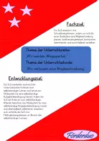 Vorschau - Stundenentwürfe - Schriftliche Unterrichtsplanung zum Thema "Wegbeschreibung" für die Klassen 3/4 - Deckblatt